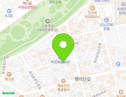 15-7 Hwaseomun-ro 45beon-gil, Paldal-gu, Suwon-si, Gyeonggi-do, Republic of Korea Map
