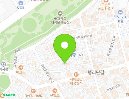 8-11 Hwaseomun-ro 31beon-gil, Paldal-gu, Suwon-si, Gyeonggi-do, Republic of Korea Map