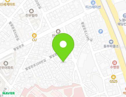 25-4 Paldalmun-ro 104beon-gil, Paldal-gu, Suwon-si, Gyeonggi-do, Republic of Korea Map