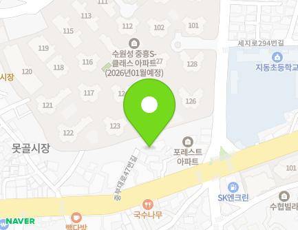 14-1 Jungbu-daero 47beon-gil, Paldal-gu, Suwon-si, Gyeonggi-do, Republic of Korea Map