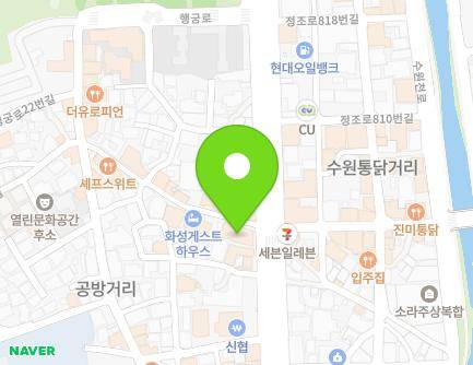 3 Jeongjo-ro 801beon-gil, Paldal-gu, Suwon-si, Gyeonggi-do, Republic of Korea Map
