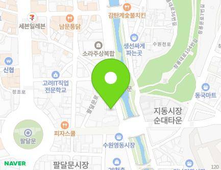 275 Suwoncheon-ro, Paldal-gu, Suwon-si, Gyeonggi-do, Republic of Korea Map