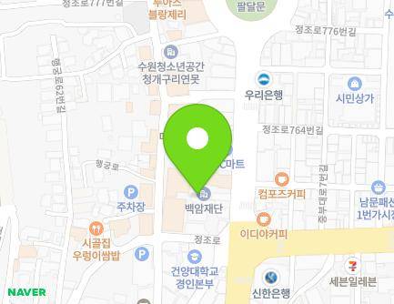 757 Jeongjo-ro, Paldal-gu, Suwon-si, Gyeonggi-do, Republic of Korea Map