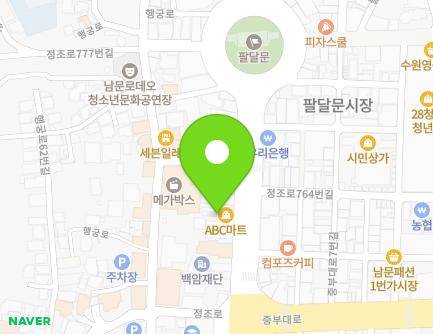 761 Jeongjo-ro, Paldal-gu, Suwon-si, Gyeonggi-do, Republic of Korea Map