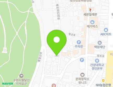 60-2 Haenggung-ro 62beon-gil, Paldal-gu, Suwon-si, Gyeonggi-do, Republic of Korea Map