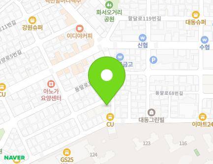 17-14 Dongmal-ro 38beon-gil, Paldal-gu, Suwon-si, Gyeonggi-do, Republic of Korea Map