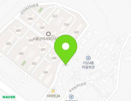 21-1 Gunja-ro 281beon-gil, Siheung-si, Gyeonggi-do, Republic of Korea Map