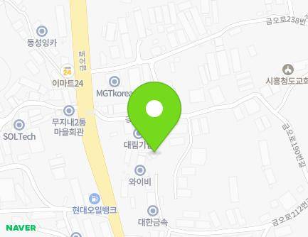 7-2 Geumo-ro 212beon-gil, Siheung-si, Gyeonggi-do, Republic of Korea Map