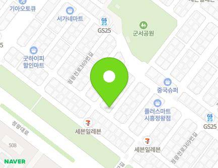 39-10 Jeongwangcheon-ro 369beon-gil, Siheung-si, Gyeonggi-do, Republic of Korea Map