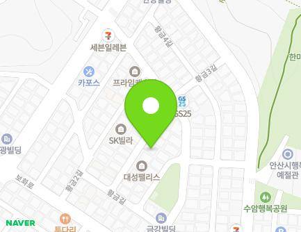 8-1 Hwanggeum 3-gil, Danwon-gu, Ansan-si, Gyeonggi-do, Republic of Korea Map