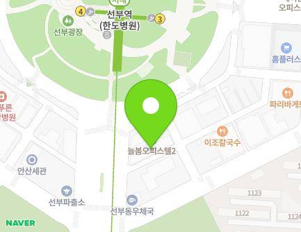77 Seonbugwangjang-ro, Danwon-gu, Ansan-si, Gyeonggi-do, Republic of Korea Map