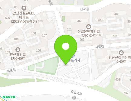 18-3 Saeppul-gil, Danwon-gu, Ansan-si, Gyeonggi-do, Republic of Korea Map