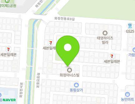 41 Hwajeongcheondong-ro 7an-gil, Danwon-gu, Ansan-si, Gyeonggi-do, Republic of Korea Map