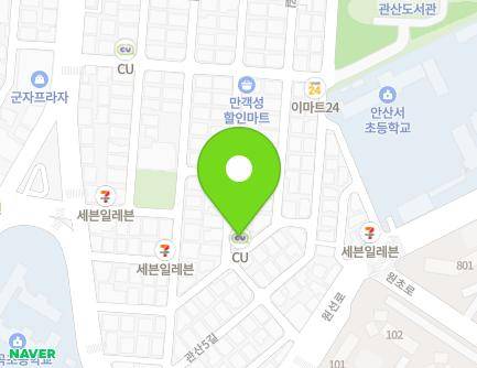 7 Gwansan 4-gil, Danwon-gu, Ansan-si, Gyeonggi-do, Republic of Korea Map