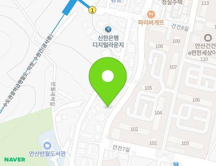 99 Geongeon-ro, Sangnok-gu, Ansan-si, Gyeonggi-do, Republic of Korea Map