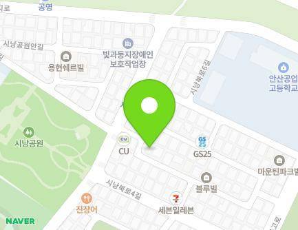46 Sinangbuk-ro 5-gil, Sangnok-gu, Ansan-si, Gyeonggi-do, Republic of Korea Map