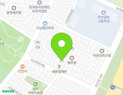 37 Sinangbuk-ro 5-gil, Sangnok-gu, Ansan-si, Gyeonggi-do, Republic of Korea Map