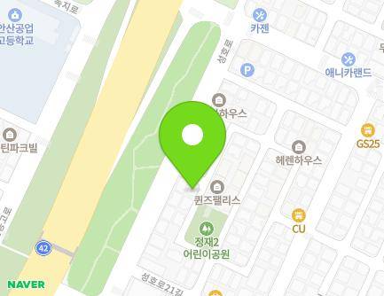45 Seongho-ro 22-gil, Sangnok-gu, Ansan-si, Gyeonggi-do, Republic of Korea Map