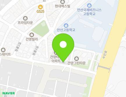 27 Cheongnyong-gil, Sangnok-gu, Ansan-si, Gyeonggi-do, Republic of Korea Map