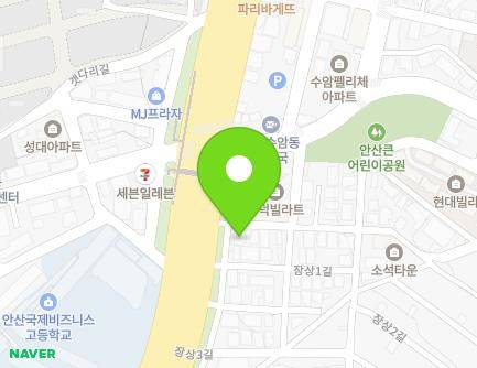 4 Jangsang-gil, Sangnok-gu, Ansan-si, Gyeonggi-do, Republic of Korea Map