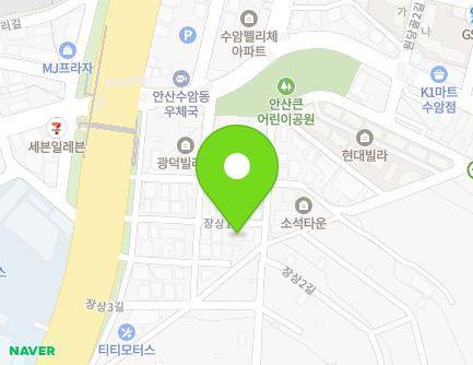 14 Jangsang 1-gil, Sangnok-gu, Ansan-si, Gyeonggi-do, Republic of Korea Map