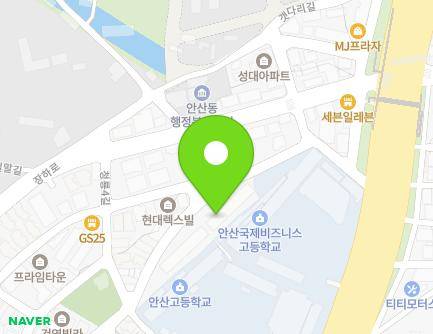 22 Cheongnyong 3-gil, Sangnok-gu, Ansan-si, Gyeonggi-do, Republic of Korea Map