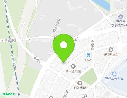 13 Cheongnyong 1-gil, Sangnok-gu, Ansan-si, Gyeonggi-do, Republic of Korea Map