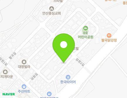 54 Damwonan-gil, Sangnok-gu, Ansan-si, Gyeonggi-do, Republic of Korea Map