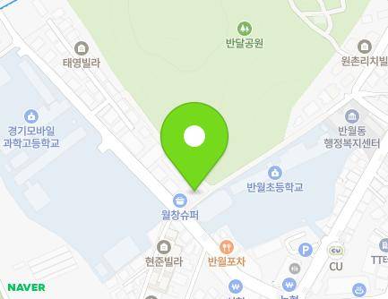 16-3 Namsanpyeong-gil, Sangnok-gu, Ansan-si, Gyeonggi-do, Republic of Korea Map