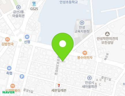 74 Jungang-ro 399beon-gil, Anseong-si, Gyeonggi-do, Republic of Korea Map