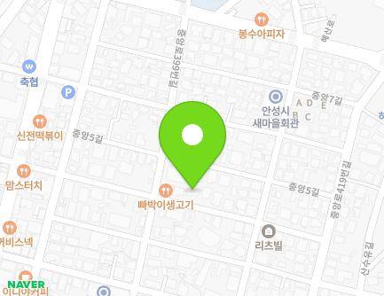 37 Jungang 4-gil, Anseong-si, Gyeonggi-do, Republic of Korea Map