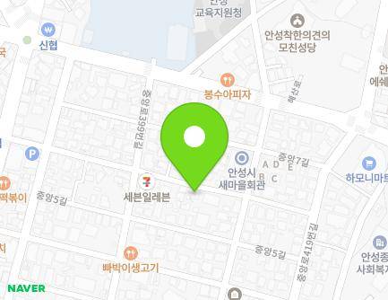 44 Jungang 6-gil, Anseong-si, Gyeonggi-do, Republic of Korea Map