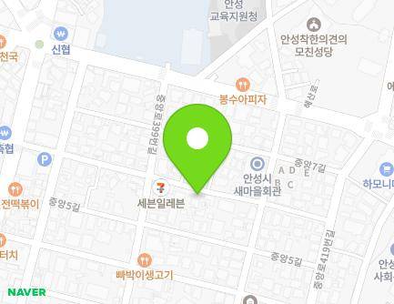 40 Jungang 6-gil, Anseong-si, Gyeonggi-do, Republic of Korea Map