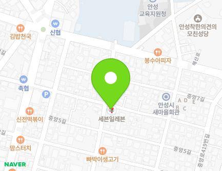58 Jungang-ro 399beon-gil, Anseong-si, Gyeonggi-do, Republic of Korea Map