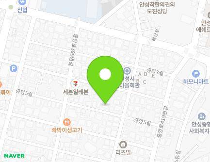 35 Jungang 5-gil, Anseong-si, Gyeonggi-do, Republic of Korea Map