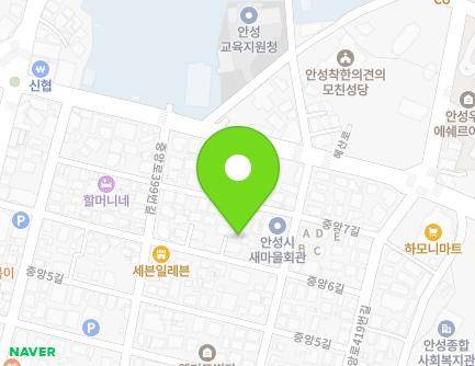 41-1 Jungang 6-gil, Anseong-si, Gyeonggi-do, Republic of Korea Map