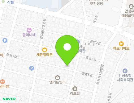 39 Jungang 5-gil, Anseong-si, Gyeonggi-do, Republic of Korea Map