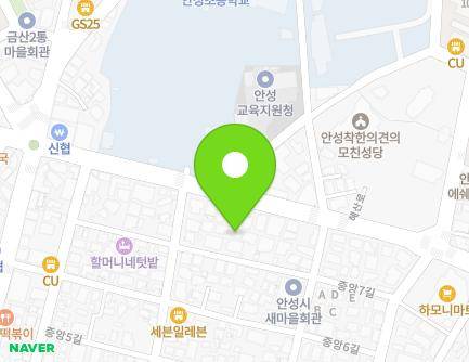 27 Jungang 7-gil, Anseong-si, Gyeonggi-do, Republic of Korea Map