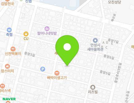 28 Jungang 5-gil, Anseong-si, Gyeonggi-do, Republic of Korea Map