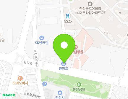 167 Nampa-ro, Anseong-si, Gyeonggi-do, Republic of Korea Map