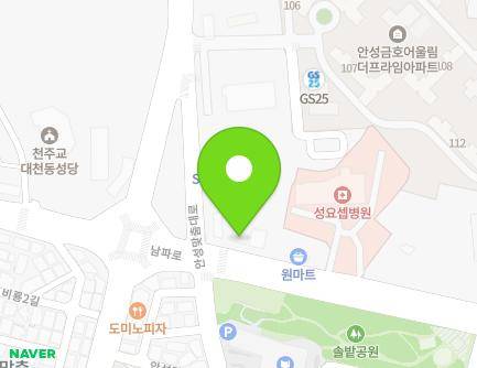 161 Nampa-ro, Anseong-si, Gyeonggi-do, Republic of Korea Map