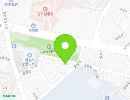 22 Solbat-gil, Anseong-si, Gyeonggi-do, Republic of Korea Map