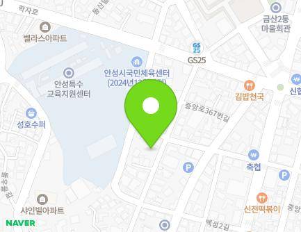 55 Jungang-ro 367beon-gil, Anseong-si, Gyeonggi-do, Republic of Korea Map