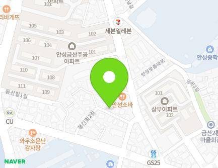 19 Dongsanmit 2-gil, Anseong-si, Gyeonggi-do, Republic of Korea Map