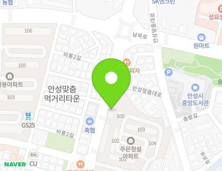 74 Daehak-ro, Anseong-si, Gyeonggi-do, Republic of Korea Map