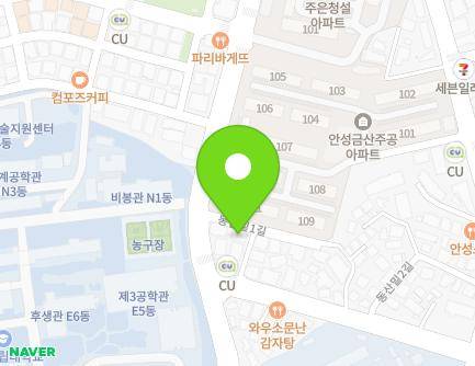 8 Dongsanmit 1-gil, Anseong-si, Gyeonggi-do, Republic of Korea Map