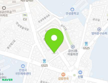 11 Geumsan 1-gil, Anseong-si, Gyeonggi-do, Republic of Korea Map