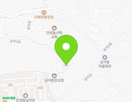 17 Geumseok 2-gil, Anseong-si, Gyeonggi-do, Republic of Korea Map