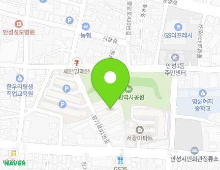12 Janggi-ro 91beon-gil, Anseong-si, Gyeonggi-do, Republic of Korea Map