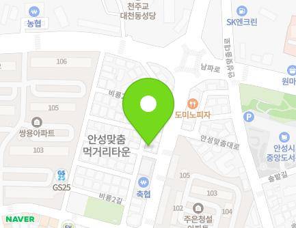 24 Biryong 2-gil, Anseong-si, Gyeonggi-do, Republic of Korea Map